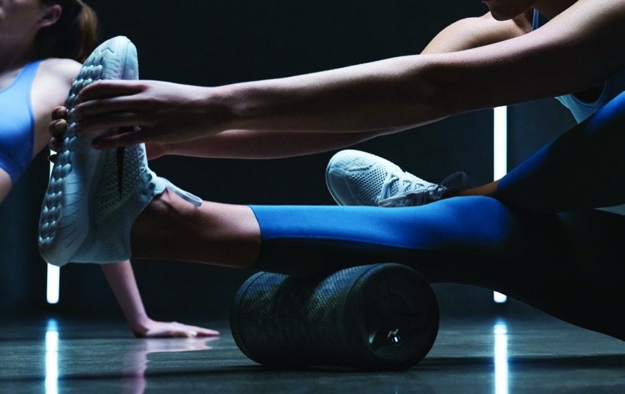 Rolling the calf on the Vyper while seated